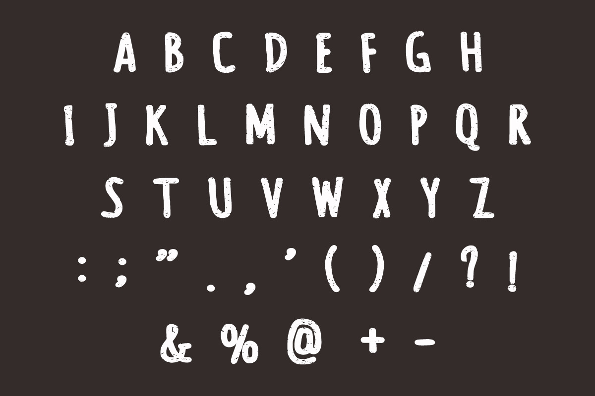 Chalk School, a Handwritten Font by Fourteen Letter (Photo 2 of 9)