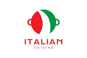 kitchen pan italian cuisine icon, a Branding & Logo Template by devastd