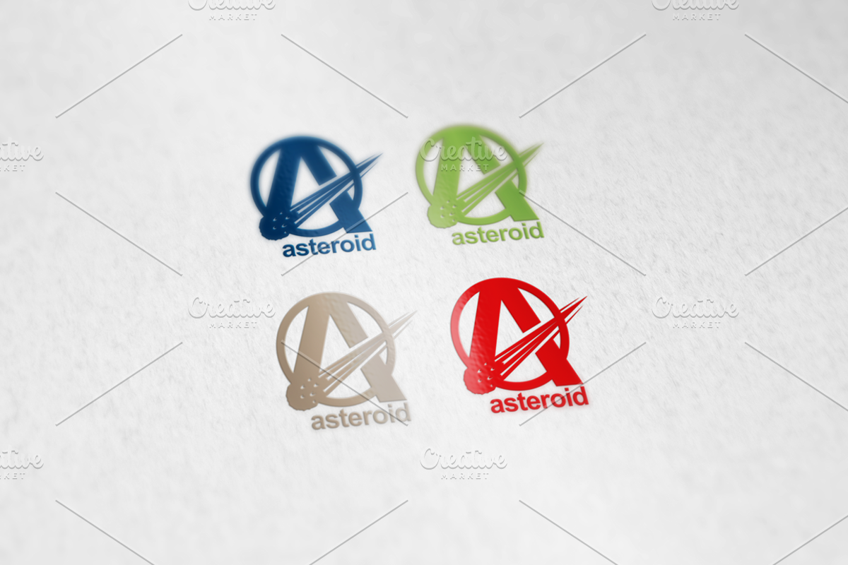 Asteroid Logo Template, a Branding & Logo Template by SymonDesign (Photo 3 of 3)