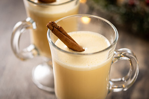 Traditional Christmas eggnog, a Food & Drink Photo by etorres69