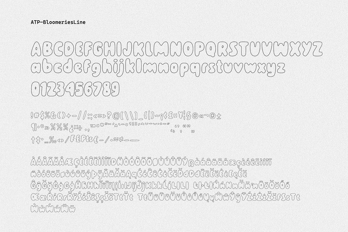 Bloomeries - Bold Display Font, a Symbol Font by Typeparties (Photo 15 of 16)