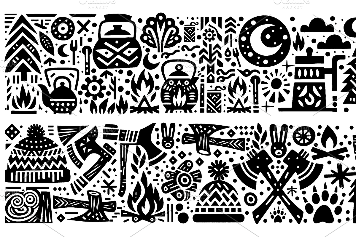 Vintage Livestock Folk Art, a Decorative Illustration by devastd (Photo 5 of 28)