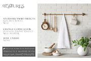 Kitchen Towel Mockups, a Household Mockup by mock-ups (Thumbnail 3 of 15)