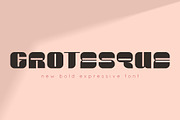 GROTESQUE FONT, a Sans Serif Font by Anna Zakharchenko (Thumbnail 1 of 10)
