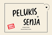 Pelukis Senja - Handwriting, a Handwritten Font by portype (Thumbnail 1 of 15)