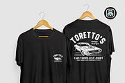 t-shirt design classic car toretto, a Pattern Graphic by borera studio (Thumbnail 3 of 3)