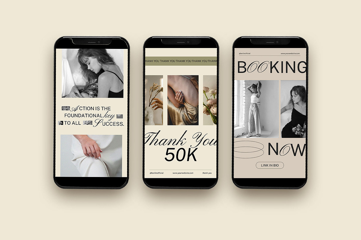 Berlin Social Media Canva Templates, a Social Media Template by Amaré Creative (Photo 11 of 13)