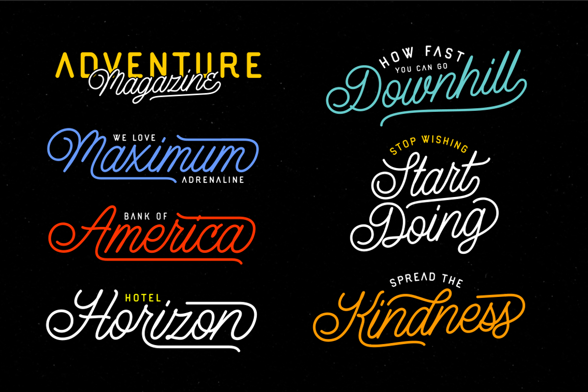 Lazy Ride - Script & Sans, a Script Font by Hendra Pratama (Photo 13 of 21)