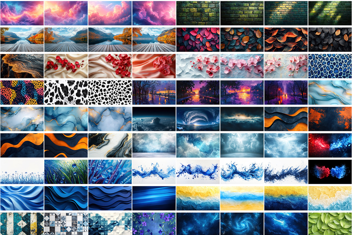 500 Background Wallpaper Textures, a Background Graphic by M9 Design (Photo 7 of 7)