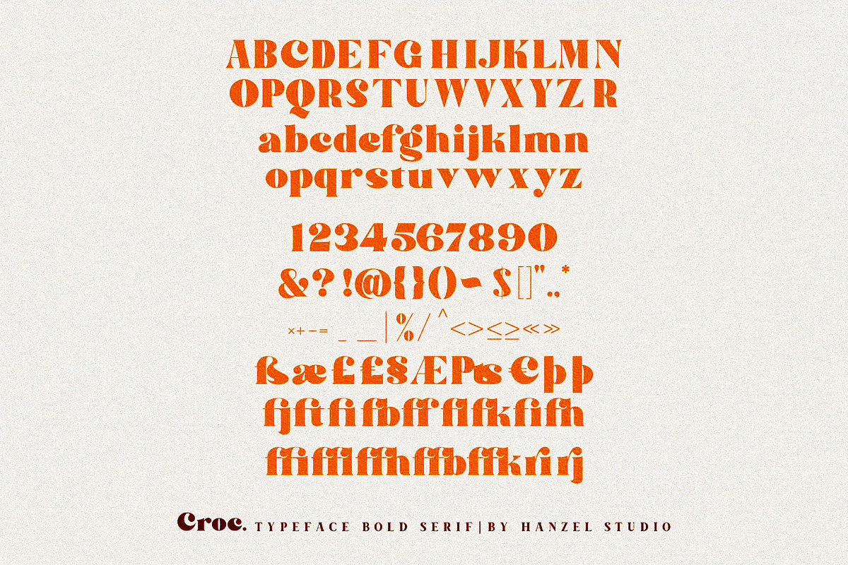 Croc. Typeface Bold Serif, a Serif Font by HanzelSpace Studio (Photo 11 of 11)