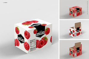 Retail Shelf Box 14 Packaging Mockup