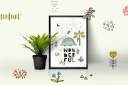DINO. Design set., an Animal Illustration by kuchuk_design (Thumbnail 5 of 6)