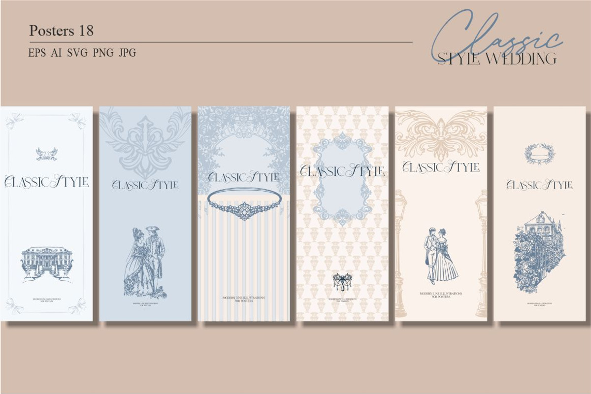 Classic Style Wedding, an Object Graphic by Collection by VY (Photo 8 of 15)
