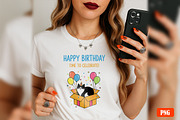 Cat and Animals Funny Birthday PNG, a Graphic by GlitterCraft (Thumbnail 22 of 101)