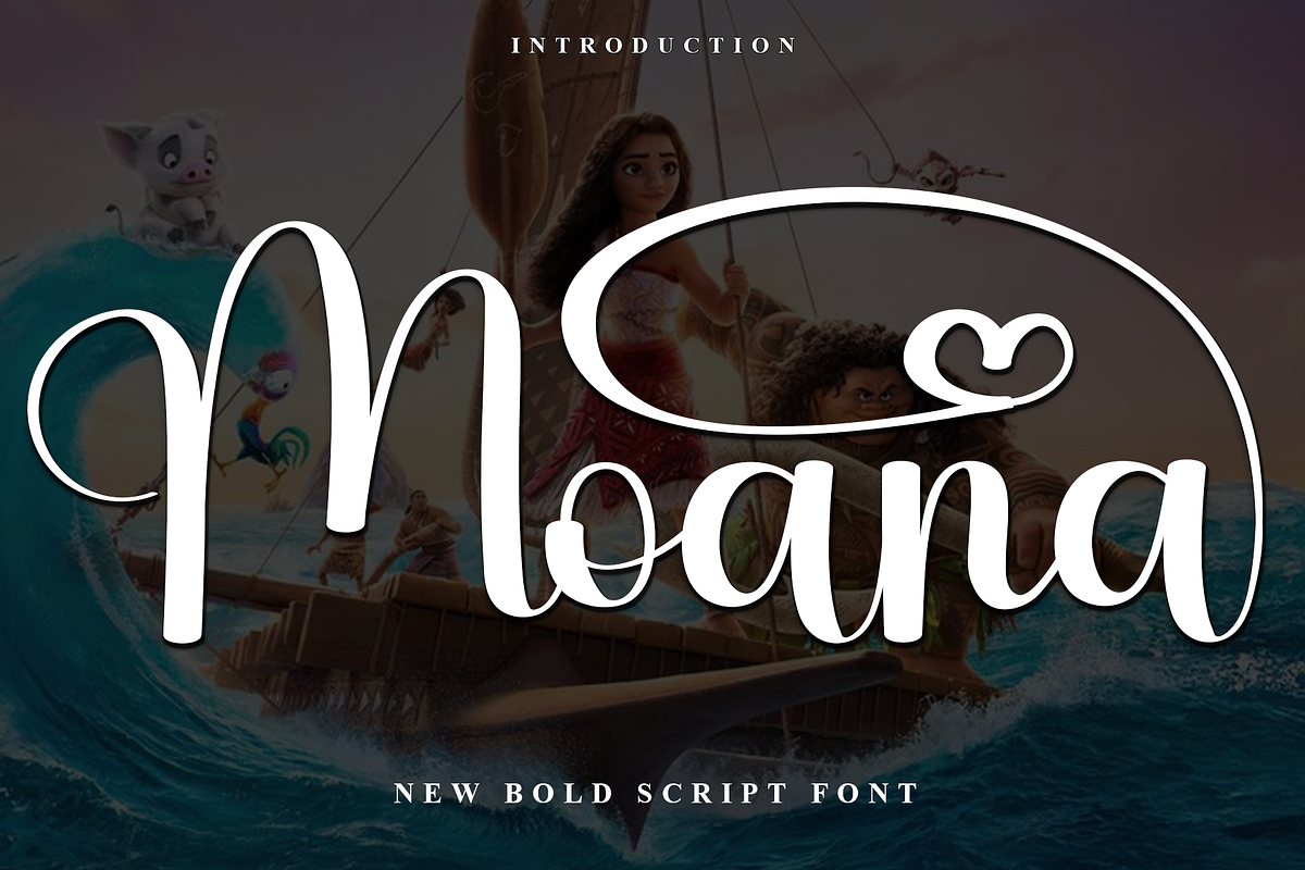 Moana, a Handwritten Font by FreshTypeINK (Photo 1 of 8)