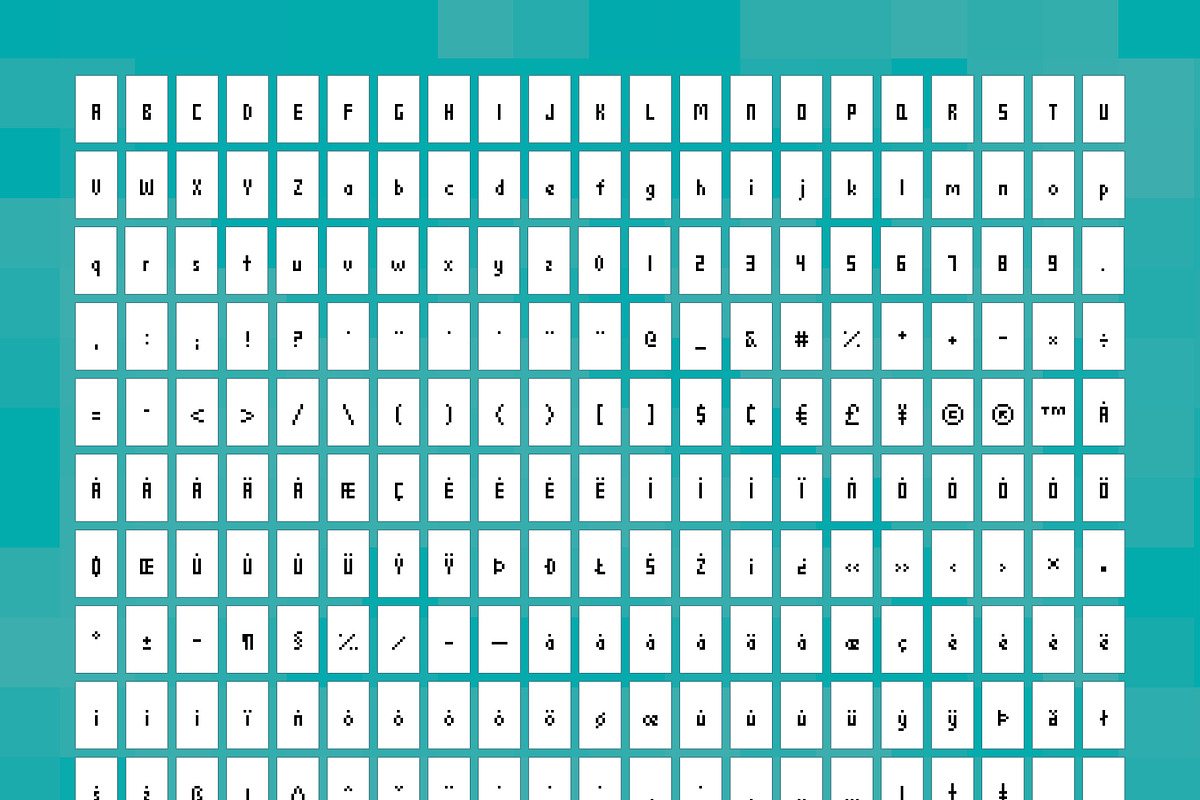 Pixelly, a Font by Kassy (Photo 4 of 10)
