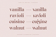 Vanilla Ravioli | Chic Ligature Font, a Serif Font by Pentagonistudio (Thumbnail 9 of 10)