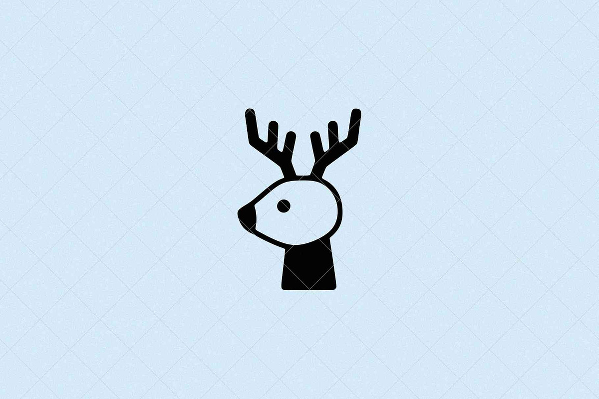 Minimalist Deer Animal Icon, an Animal Illustration by Vectorium Studio (Photo 1 of 4)