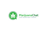 Marijuana / Cannabis / Weed Chat, a Branding & Logo Template by bvcreates (Thumbnail 1 of 6)