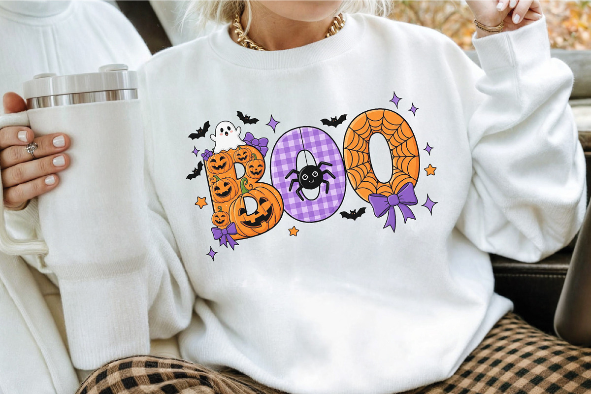 Halloween Ghost PNG, Boo PNG, Fall, an Illustration by Craft Nest (Photo 2 of 7)