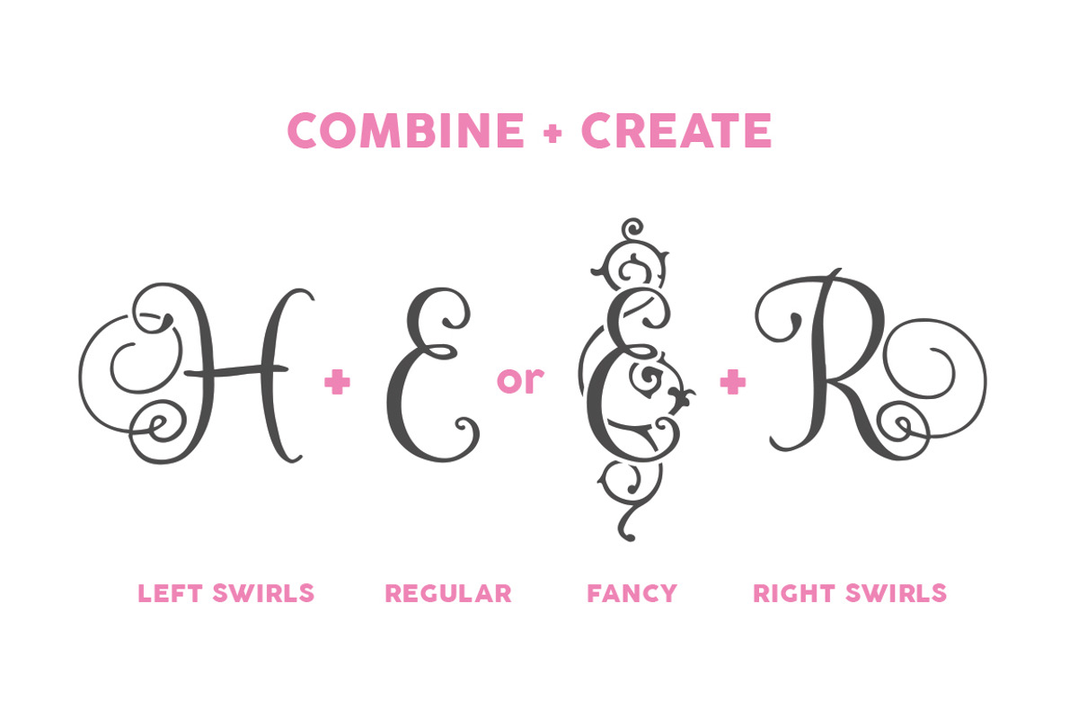 WAW Monogram Font, a Symbol Font by Salt & Pepper Designs (Photo 2 of 4)