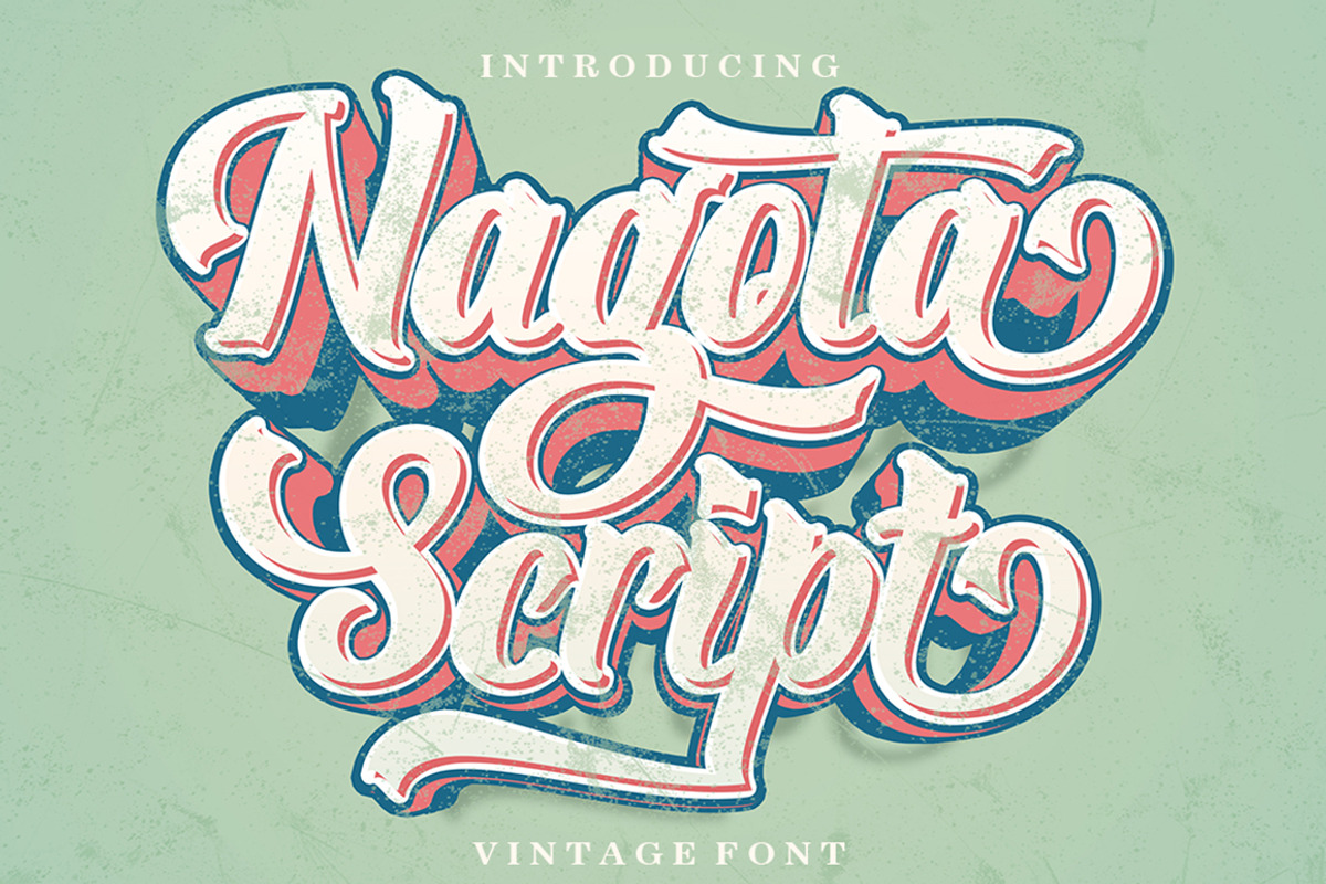 Nagota Script, a Script Font by Typehill (Photo 1 of 9)