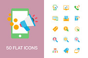 SEO & Marketing, an Outline Icon by Xinh Studio (Thumbnail 4 of 6)