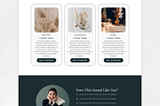 Sawyer Full Kajabi Theme, a Websites & App Template by Afton Negrea (Thumbnail 4 of 12)