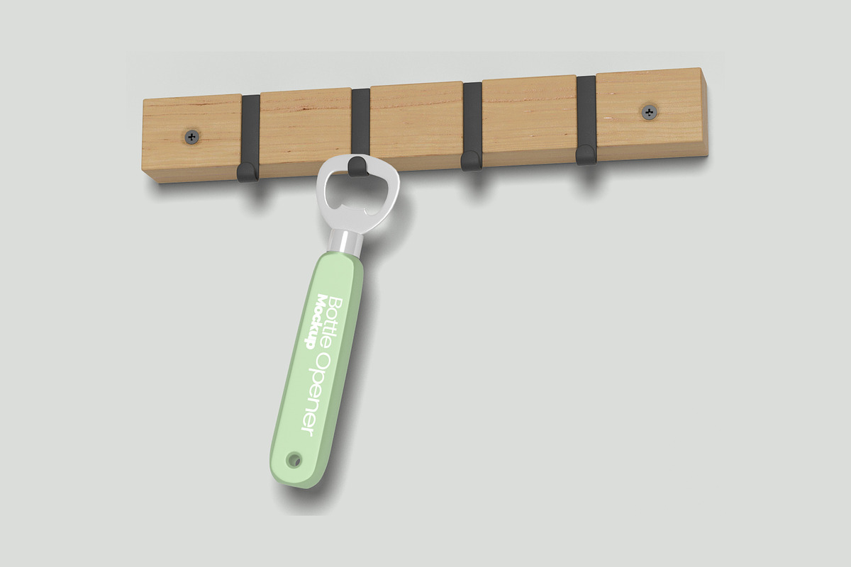 Opener Bottle Mockup, a Merchandise Mockup by ulfatunnazira (Photo 7 of 8)