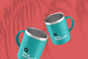 Metallic Mug Mockup