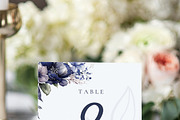 Wedding Template Bundle Indigo Blue, a Stationery Template by MarryMeMoments (Thumbnail 3 of 8)