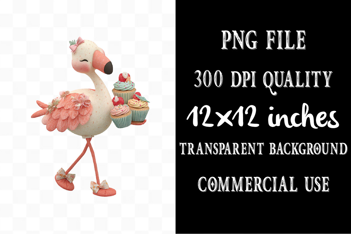 Summer Flamingo Whimsical Clipart, a Seasonal Illustration by Designking (Photo 4 of 5)