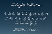 Midnight Reflection – Casual Script, a Script Font by Fikryal Studio (Thumbnail 15 of 15)