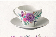 Flowers and books, an Illustration by JaneLane (Thumbnail 5 of 5)