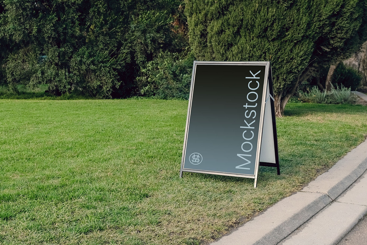 Event A-Frame Mockup, an Advertising Mockup by mockstock (Photo 1 of 2)