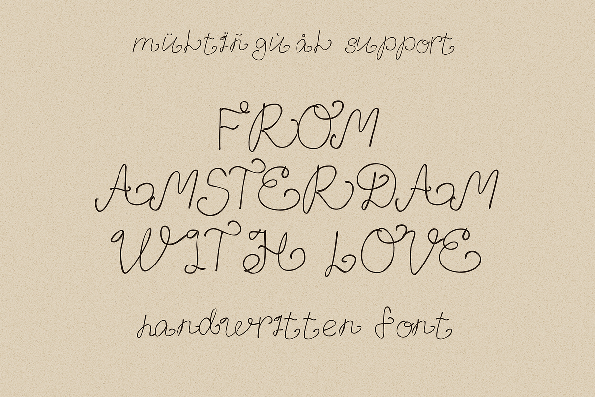 script handwritten whimsical font, a Script Font by Ashiya Pixel (Photo 1 of 20)