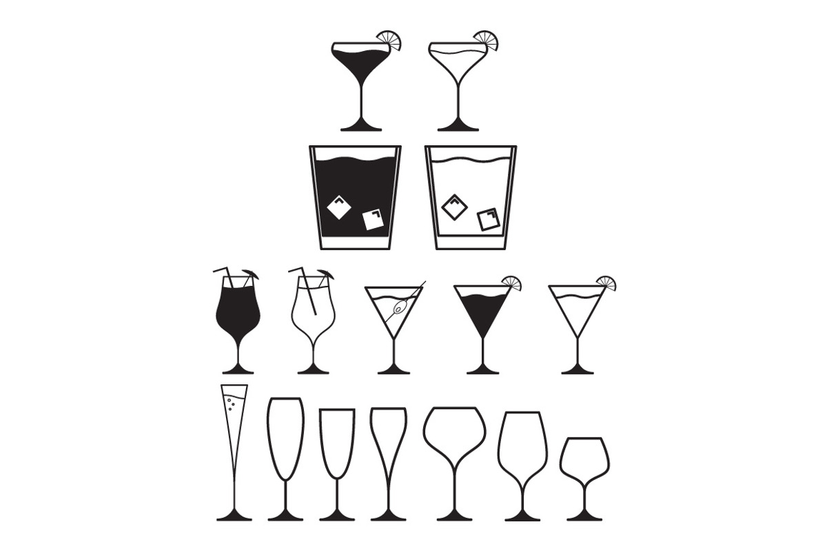 Set flat glasses, an Object Graphic by Dukesn (Photo 2 of 2)