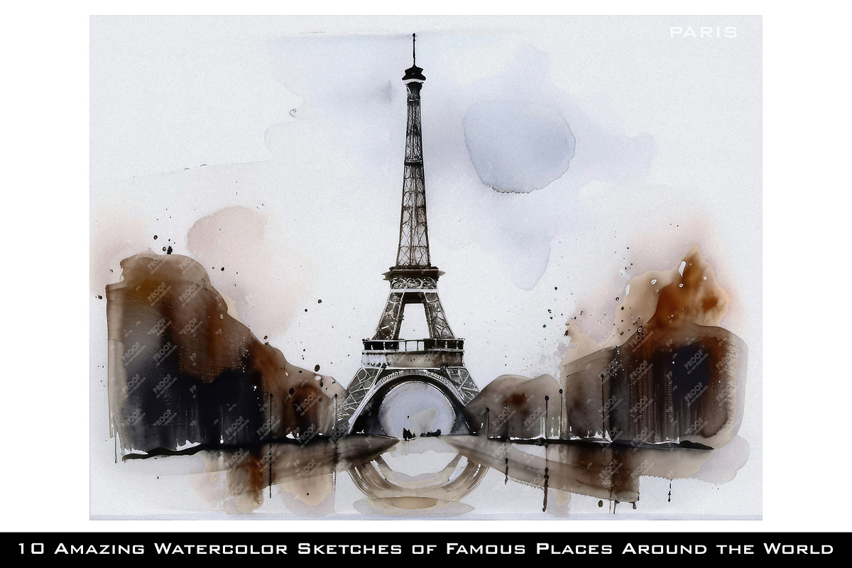 World famous places collection, an Illustration by SketchArtStudio (Photo 6 of 9)