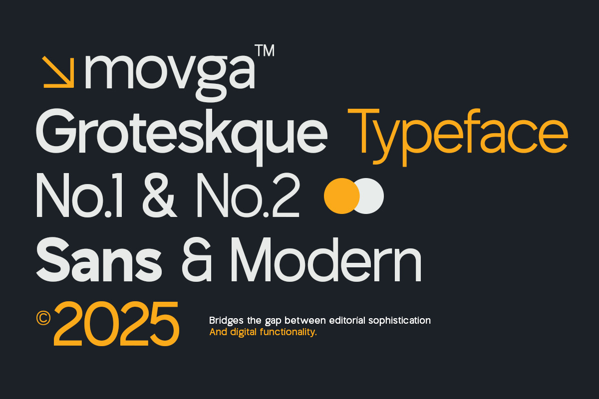Movga Sans Grotesque Family, a Sans Serif Font by OV Type (Photo 3 of 13)