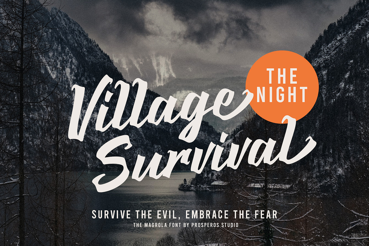 The Magrola - Vintage Script Font, a Handwritten Font by prps.std (Photo 4 of 8)