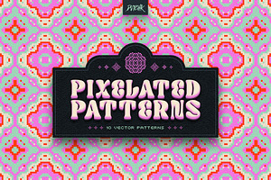 Pixel Mosaic Patterns | Vol. 06