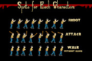 Zombie Escape Game Assets, an Illustration by erkoudesign (Thumbnail 12 of 16)