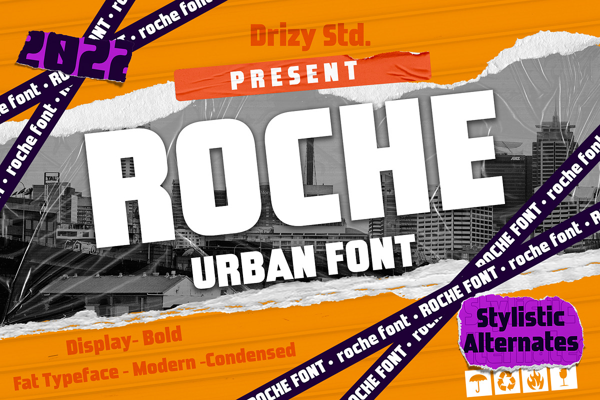 Roche, a Font by Drizy (Photo 1 of 10)