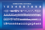 Ersiqust - Futuristic Monospace Font, a Sans Serif Font by RagamKata (Thumbnail 10 of 10)