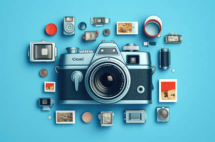 An image featuring a camera placed a, a Photo by Iftikhar Alam