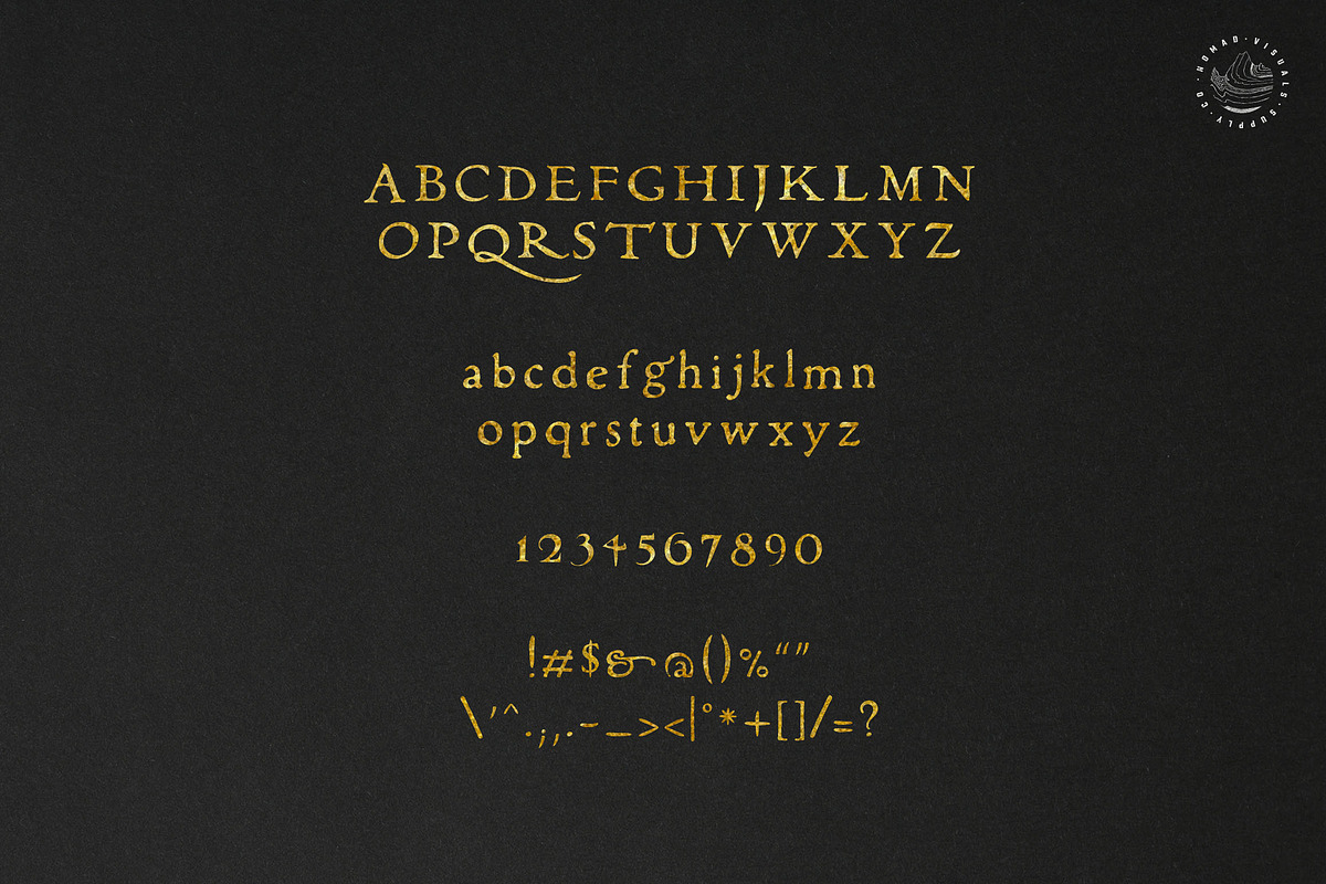 Alchemion - Display Serif Font, a Serif Font by Nomad Visuals (Photo 3 of 9)