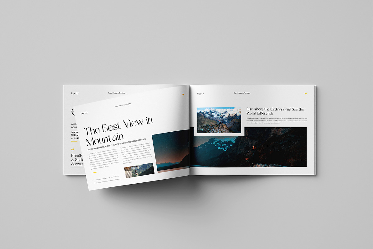 Travel Magazine Template, a Magazine Template by Spark_Creative (Photo 6 of 10)