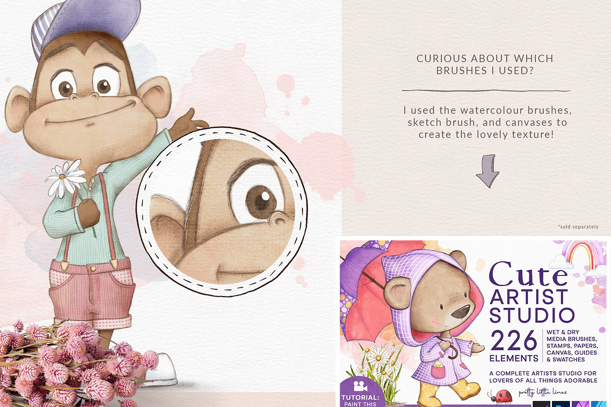 Character Brush Box, a Brush Add-On by Pretty Little Lines (Photo 12 of 14)