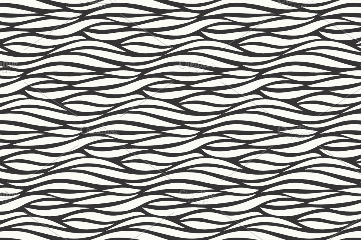 Wavy seamless patterns, a Pattern Graphic by Wild Rose (Photo 3 of 5)