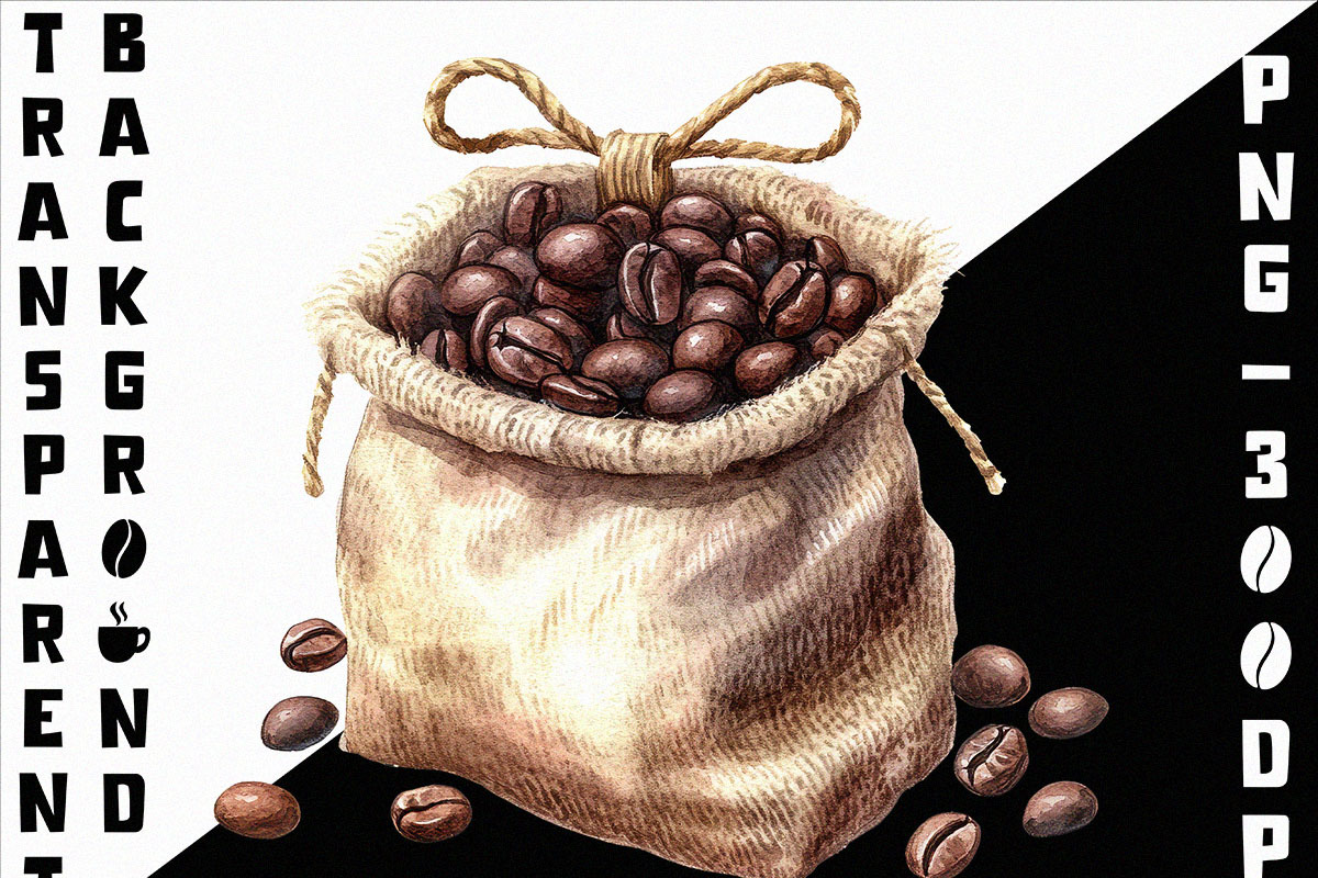 Watercolor International Coffee Day, a Food Illustration by DesignBTF (Photo 6 of 6)